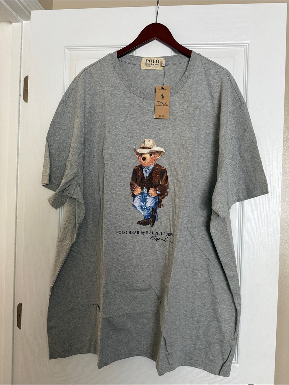 Polo by Ralph Lauren Grey Polo Bear Graphic Tee
